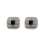 Radiant Red Earring Studs: Timeless Elegance with Diamond Accents