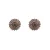 Elegant Crystal Party Wear Stud Earrings: Timeless Beauty in Rose Gold