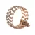 Radiant Blush: Rose Gold Stone Studded Kada Bracelet