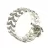 Sparkling Sophistication: Silver Stone Studded Kada Bracelet