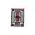Bold Rectangular Ring with Rich Red Gemstones