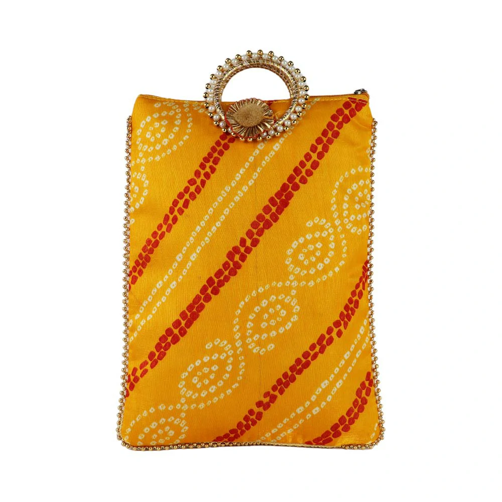 Handheld Bandhani Bag - emmstylife.com